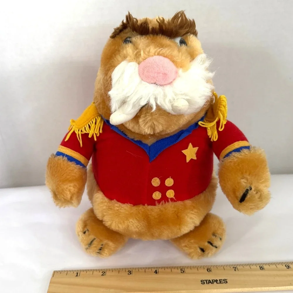 Vintage Sir Winston Walrus Plush Sea Captain Admiral Gold Epaulettes Sea World